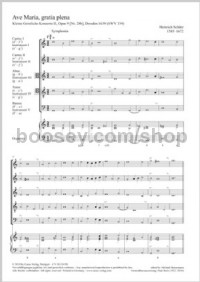 Ave Maria gratia plena (Choral Score)