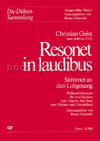 Resonet in laudibus (Full Score)