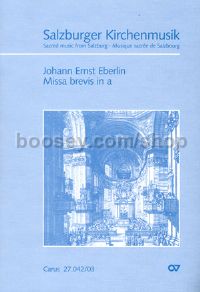 Missa brevis in a (Vocal Score)