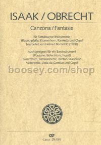 Isaak/Obrecht: Canzona/Fantasie (Score)