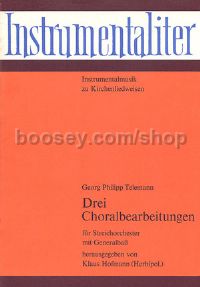 Telemann: Drei Choralbearbeitungen (Score)