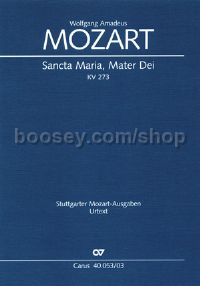 Sancta Maria, Mater Dei (Vocal Score) (SATB)