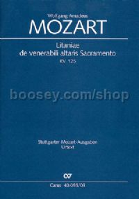 Litaniae de venerabili altaris Sacramento in B (Vocal Score)