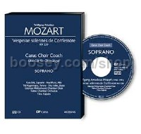 Vesperae solennes de Confessore - KV 339 (Carus Choir Coach Practice Aids CD Soprano)