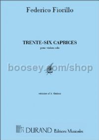 36 Caprices, op. 20 - violin solo