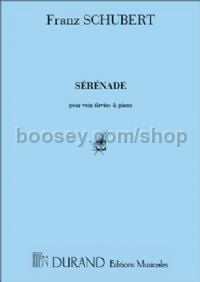 Sérénade - high voice & piano