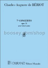Concerto No. 7, op. 73 - violin & piano