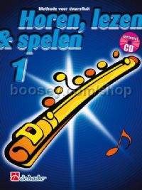 Horen Lezen & Spelen 1 dwarsfluit - Flute (Book & CD)