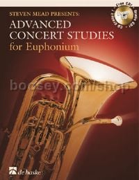 Advanced Concert Studies Euphonium Treble Clef (Book & CD)