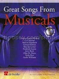 Great Songs From Musicals - Trombone/Euphonium (Book & CD)