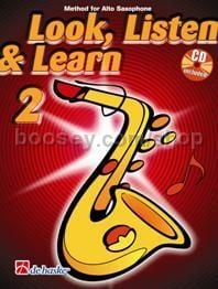 Look, Listen & Learn 2 Alto Saxophone - (Book & CD)
