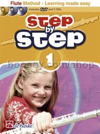 Step by Step 1 Flute (Book with 2 CDs & DVD)