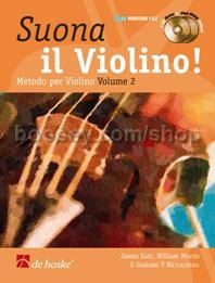 Suona il Violino! Vol. 2 (Book & 2 CDs)