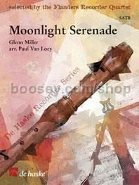 Moonlight Serenade - Recorder Quartet (Score & Parts)