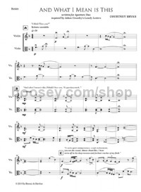 And What I Mean is This (Violin & Viola - Score & Parts) - Digital Sheet Music