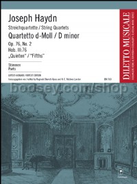 String Quartet in D minor op. 76/2 Hob. III:76 (set of parts)