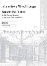 Requiem in C minor (choral score)