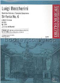Sinfonia No. 6 in D minor op. 12/4 G 506 - orchestra, 2 violins and 2 cellos (set of parts)