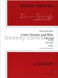 Unter Donner und Blitz op. 324 - orchestra (score)