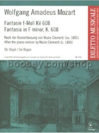 Fantasie f-Moll KV 608