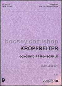 Concerto responsoriale - harpsichord and positive organ