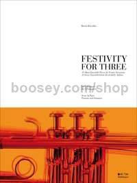 Festivity for Three - 3 trumpets (score and parts)