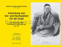 Sammlung von Vor- und Nachspielen cplt. op.129 Sammelband (Organ)