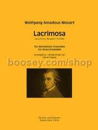 Lacrimosa from Requiem KV626 - 3 trumpets, 2 trombones & tuba (score & parts)