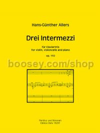 Three Intermezzos op. 110 for piano trio (piano score & parts)