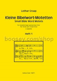 Small Bible Word Motets Volume 1 (unaccompanied SAM choir)