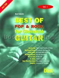 Best Of Pop & Rock 01 for Classical Guitar (Guitar)