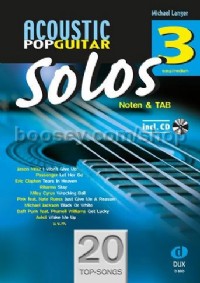 Acoustic Pop Guitar Solos 3 (Guitar) (Book & CD)