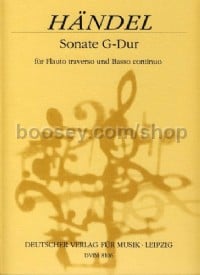 Sonata in G major HWV363b - flute & basso continuo