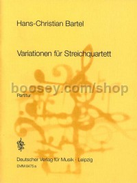 Variations - string quartet (score)