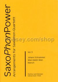 Saxophonpower Vol 3 - Schrammel: March Vienna (sax quartet)