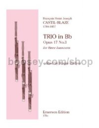 Trio Op.17 No.3 for 3 bassoons