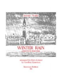 Winter Rain Op.8 No.4, II for flute & piano