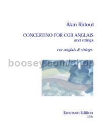 Concertino for Cor Anglais & Strings (score)