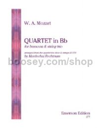 Quartet KV370 for bassoon, strings
