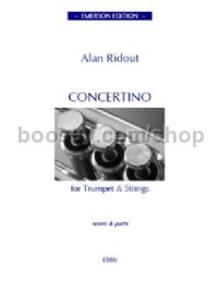 Concertino for Trumpet & Strings (score)