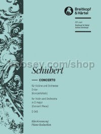 Violin Concerto in D major, D. 345 - violin & piano reduction