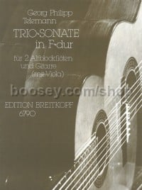 Trio Sonata in F major - recorder, oboe (violin), basso continuo