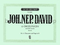 12 Orgelfugen Wk 66, No. 6: Bb - organ