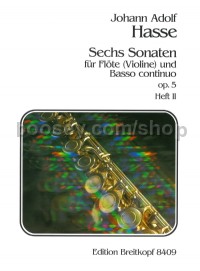 Six Sonatas Op. 5 vol.2 (4-6) flute 