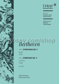Symphony No. 9 in D minor Op. 125 (SATB/Piano Score)