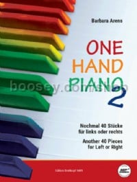 One Hand Piano 2 - 40 Pieces For Left Or Right