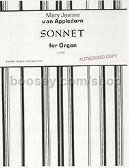 Sonnet for organ