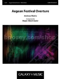 Aegean Festival Overture for concert band (score & parts)