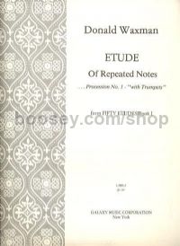 Etude No. 2: Repeated Notes for piano