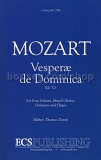 Vesperae de Dominica, K.321 for SATB choir